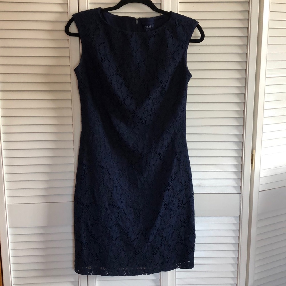 Navy blue dress